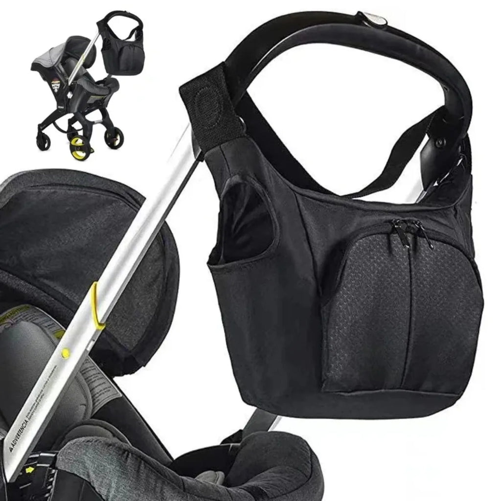 Portable Stroller Diaper Bag Mommy Storage Bag for Baby Stroller Multifunctional stroller Black Waterproof Storage Bag