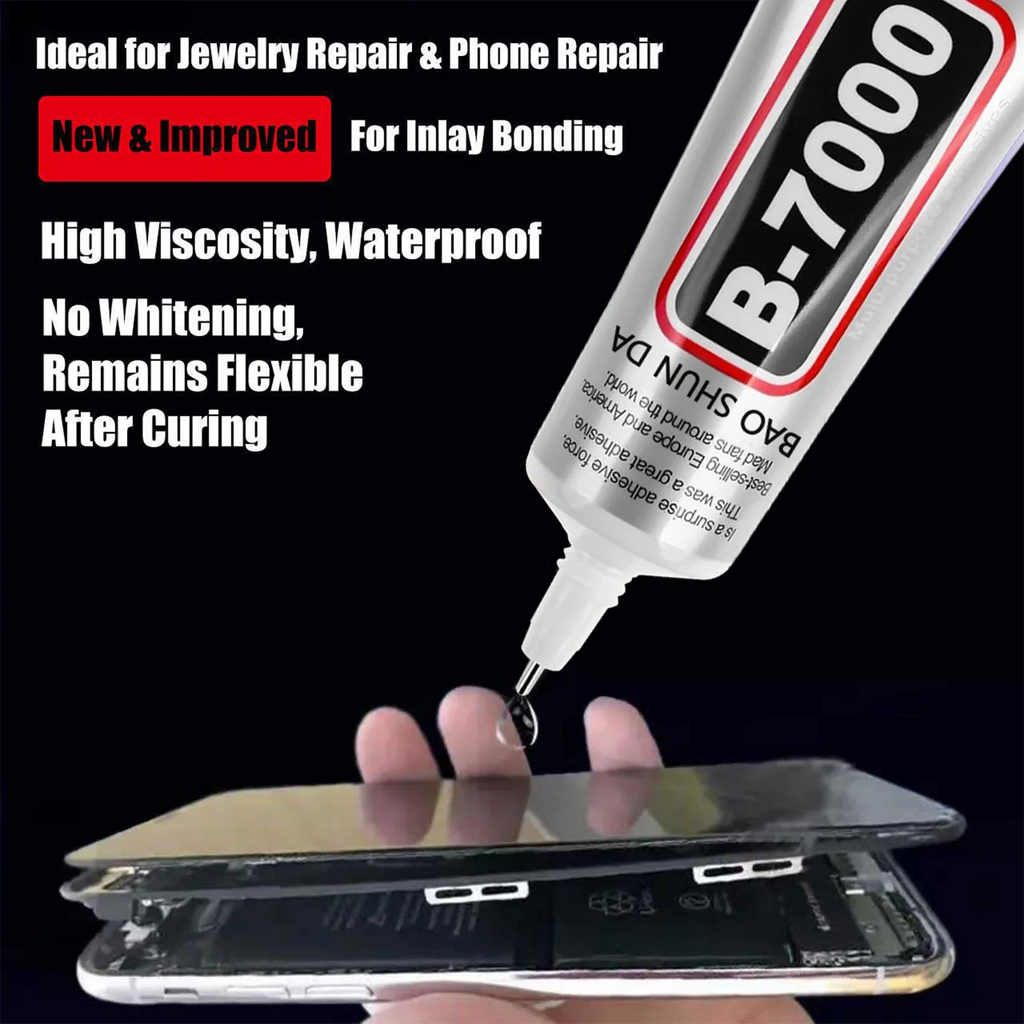 b7000 Phone Adhesive, Iransparent Adhesive, Precision Repairs Glue, For Cell Phone Screen Electronics DIY Jewelry Making Crafts.