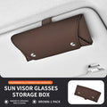 New Car Sun Visor Storage Holder Magnetic Suction Car Glasses Case Car Interior High-end Sunglasses Box Car Interior Accessorie