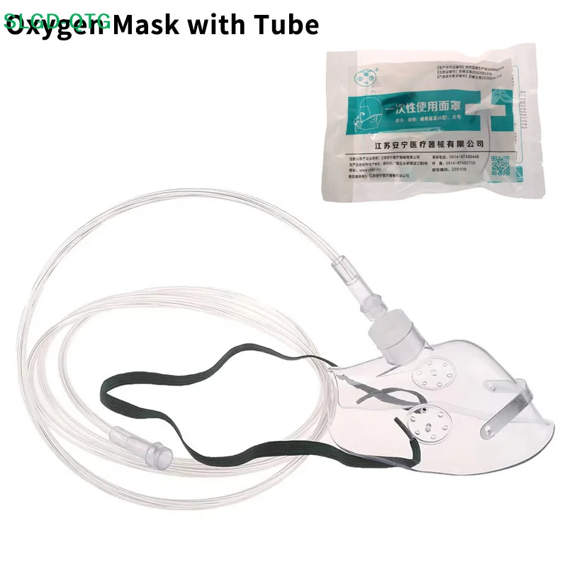 Hot! Hot！Adult Oxygen Mask With Tube Disposable Face Mask Shield Nebulizer Conduit Adult Oxygen Mask