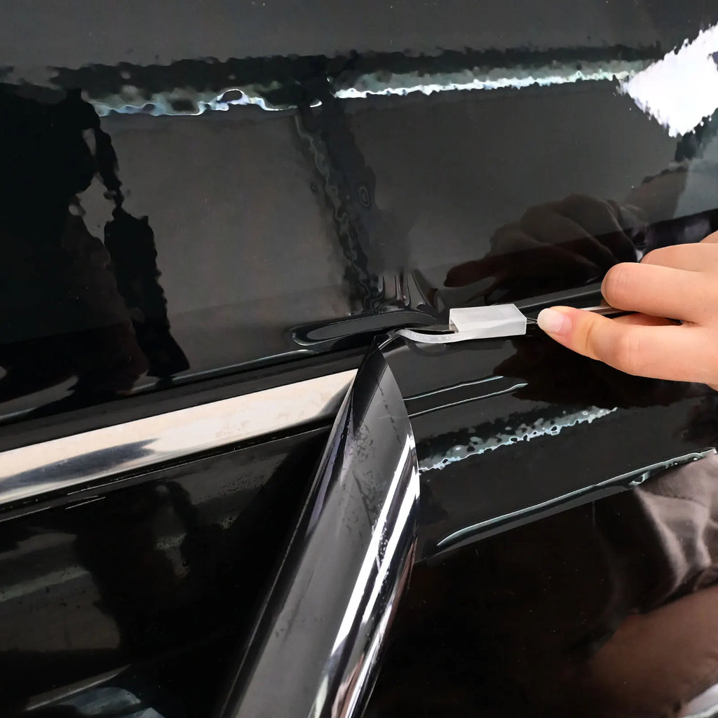 FOSHIO 2pcs Precision Cutting Art Pen Knife Shield Cover Protector Wallpaper Graphic Car Tint Wrap Vinyl Film Styling Cut Gadget
