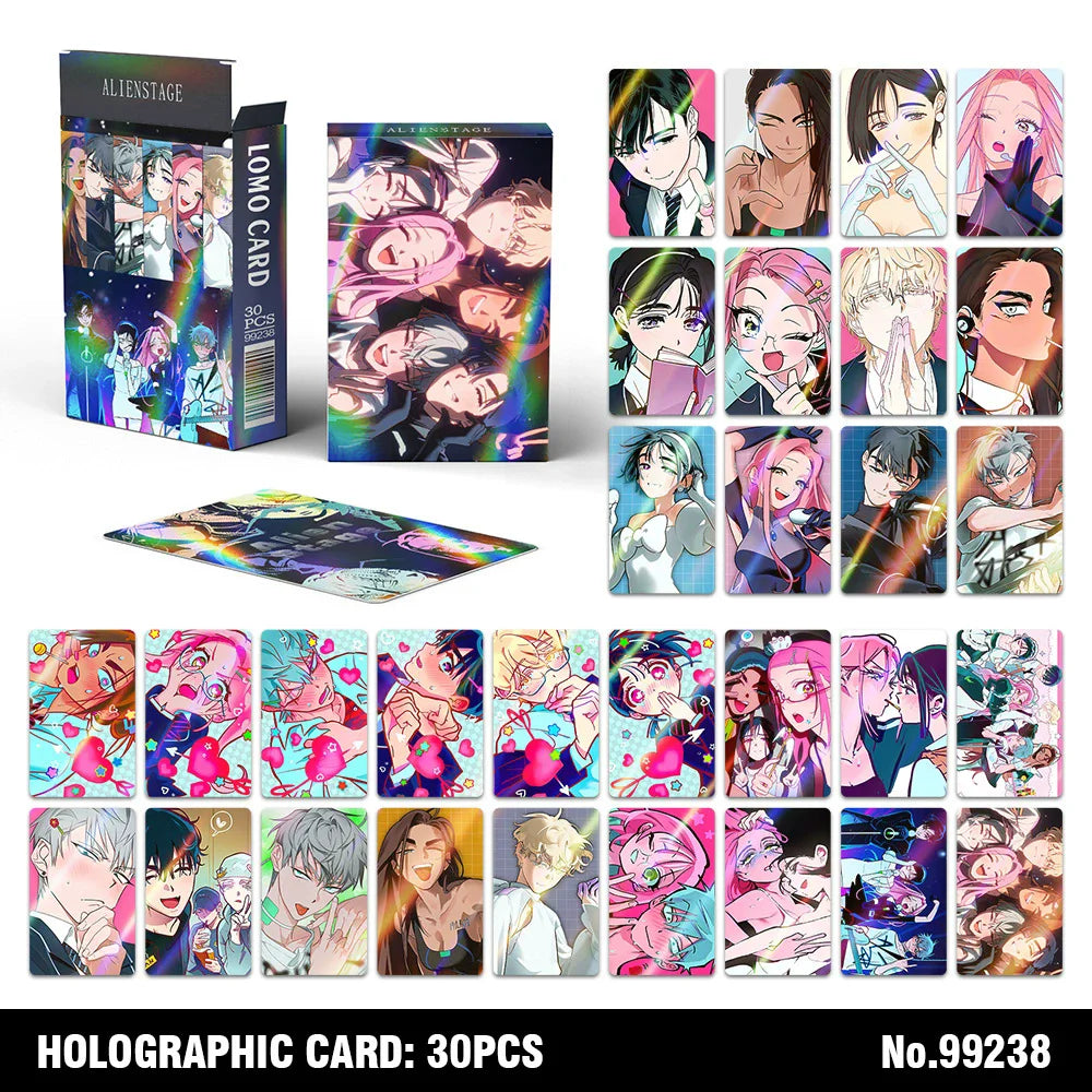 30-92Pcs/Set Anime Card Lomo Card Mini Sticker Print Pictures Postcard Games Card Fans Collection Cards Gifts