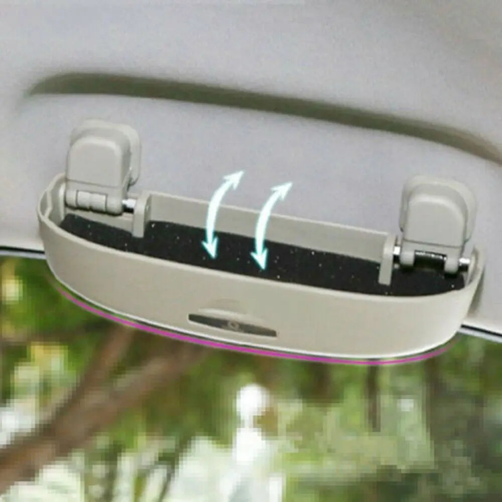 1PCS Universal Car Sunglasses Holder Glasses Case Cage Storage Box Automobiles Interior Accessories Car Glasses Holder