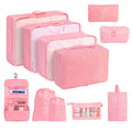 7/8/9/10/11 Pcs Set Travel Organizer Storage Bags Suitcase Packing Cubes Set Cases Portable Luggage Clothes Shoe Tidy Pouch