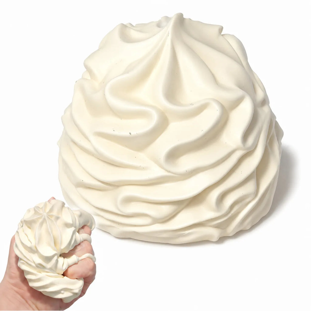 1PC Simulation Cream Squishy Toy Premium Soft Silicone Material Realistic Cream Texture Squeeze Fidget Ornament