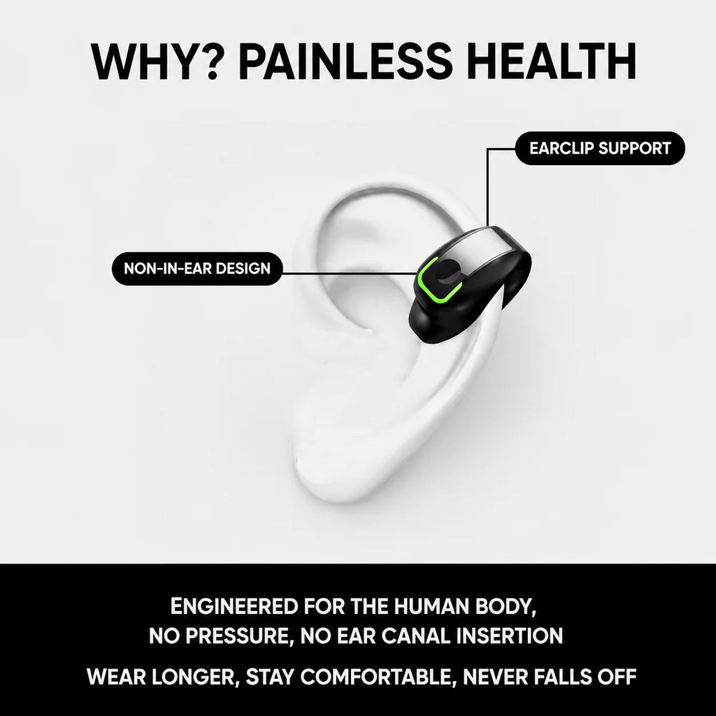 Ear-cup style single-ear design, non-in-the-ear, no harm to the ears, comfortable to wear, single-ear sports stereo sound
