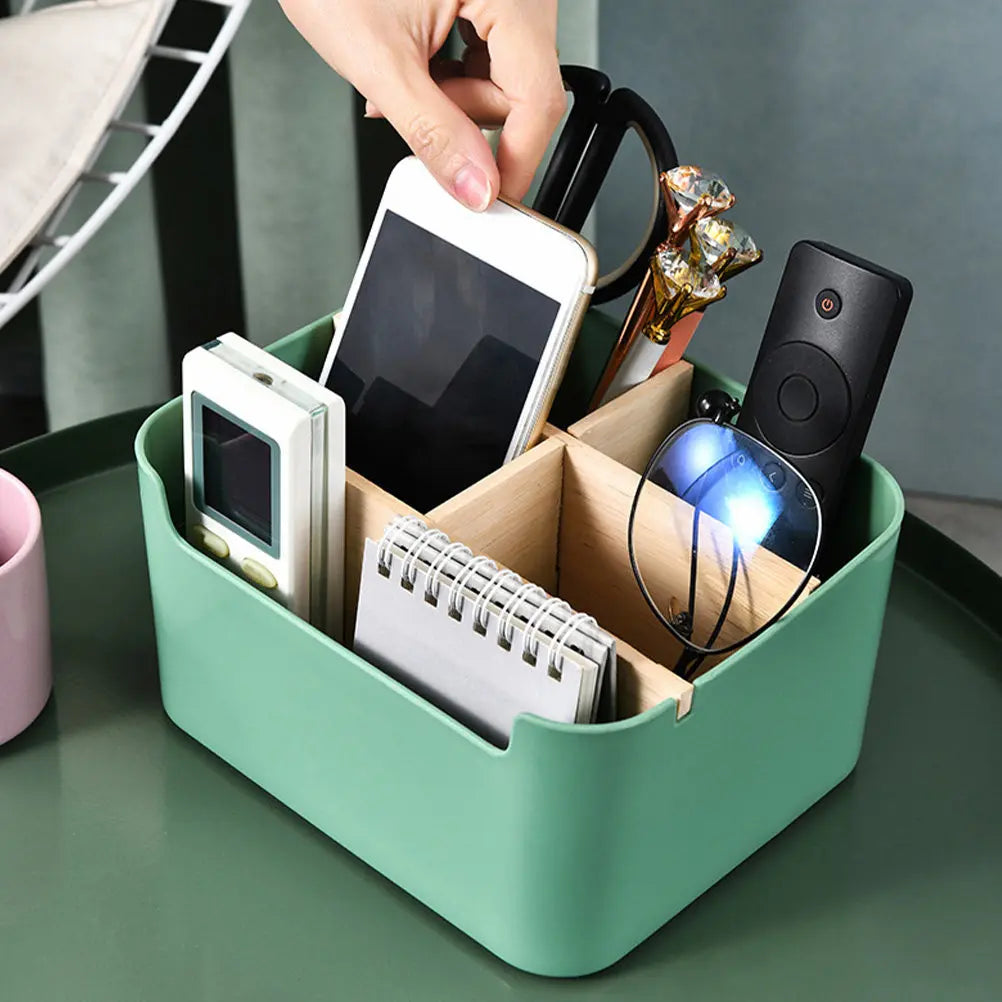 Home Storage Box Multi-Grid Desktop Organizer Multi-Purpose Storage Case Sundries Holder Table Organizer