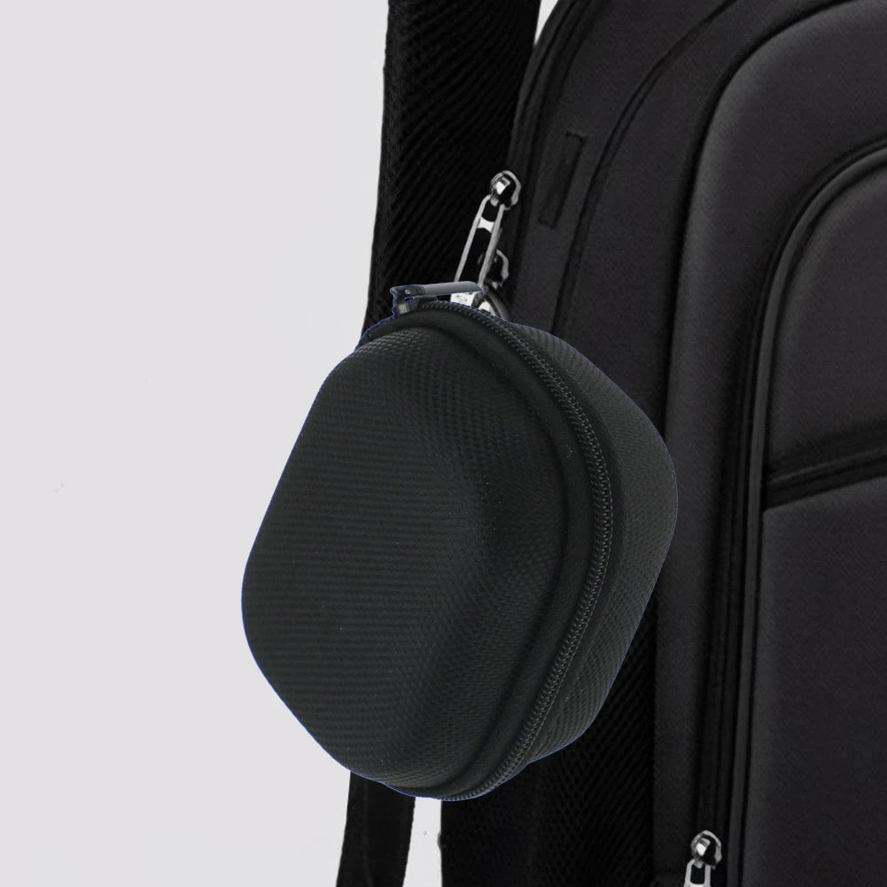 EVA Hard Case Shockproof Travel Protective Case with Mesh Pocket & Carabiner Earphone Bag for B&O Beoplay EX Wireless Earphones