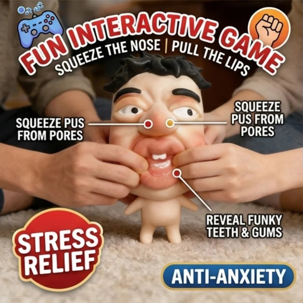 Funny Prank Pimple Popping Toy Refillable Silicone Squeeze Toy Sensory Fidget Toy for Stress Relief Anxiety Relief Toy Gift