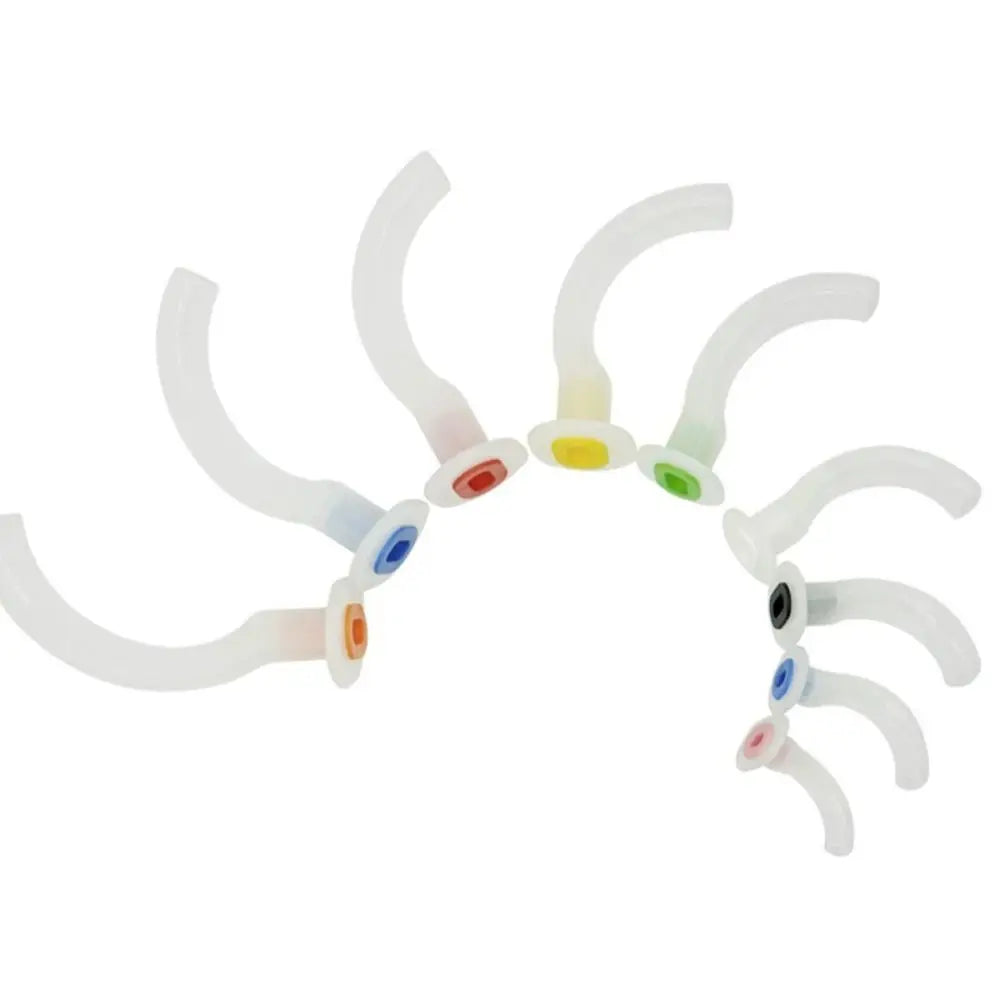 Oropharyngeal Airway Disposable Airway Tube Color Coded Oral Air Way Air Tube Guide Smooth Edges Reduced Trauma
