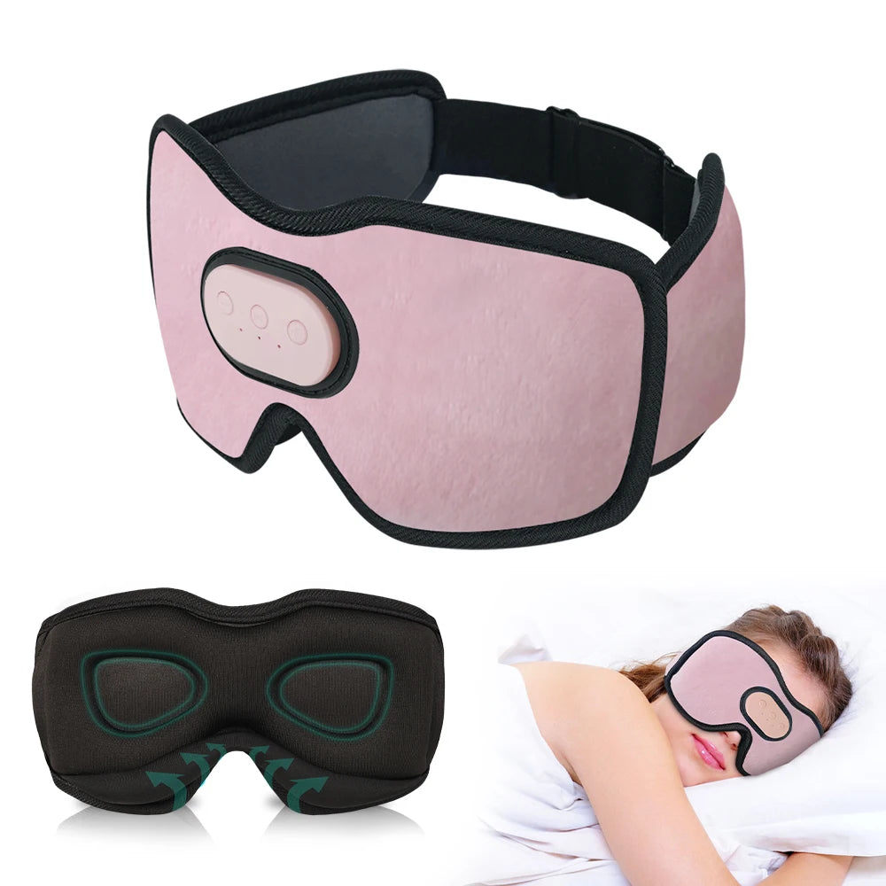 SYPVRY Bluetooth Sleep Eye Mask With Headphones - Boasting 3D Sleep Headphone Technology for Enhanced Comfort Bluetooth Eye Mask