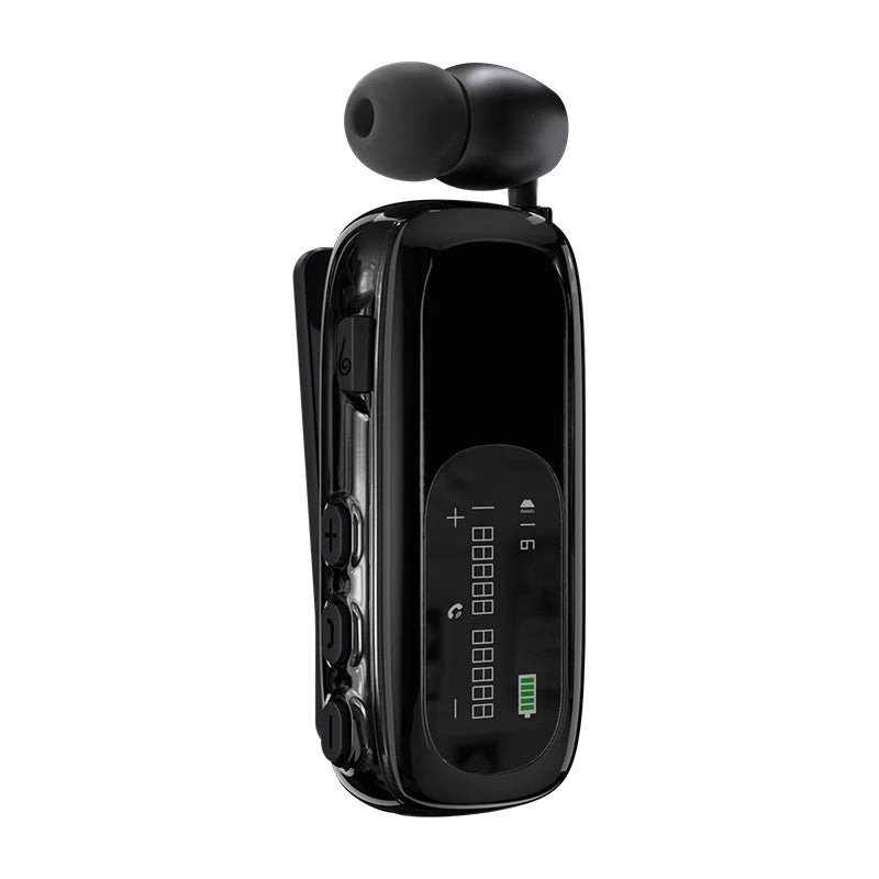 K75 Business Wired Bluetooth Earphones play for 20 hours, compatible with all Bluetooth devices, fast charging