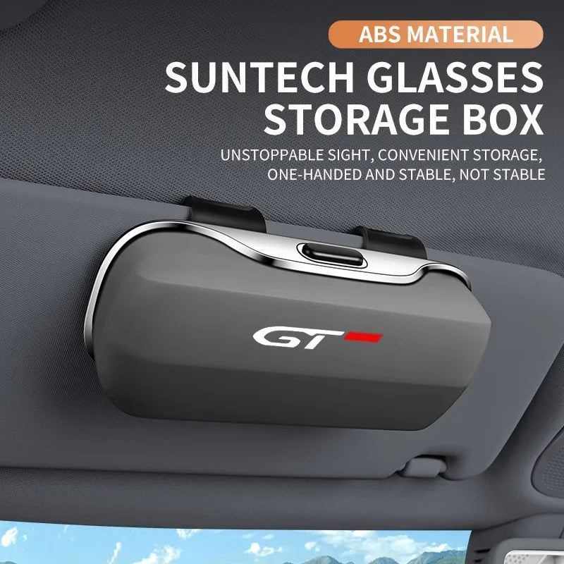 Suitable for Peugeot GT 5008, 4008, 3008, 2008, 308, 508, 208 car interiors: eyewear case, sunshade, sunglasses.