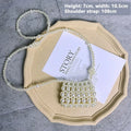 Heart Mini Bags for Women Delicate Pearl Cute Shoulder Crossbody Bag Stylish Versatile Sweet Girls Solid Color Leisure Holiday