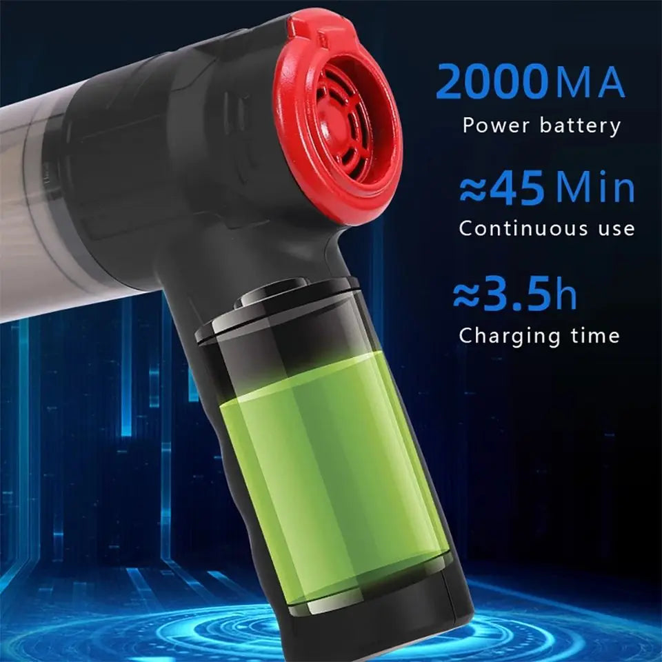 16000PA 150W Wireless Car Handheld Vacuum Cleaner Portable Powerful Suction Wet And Dry Smart Cordless Interior Accessories