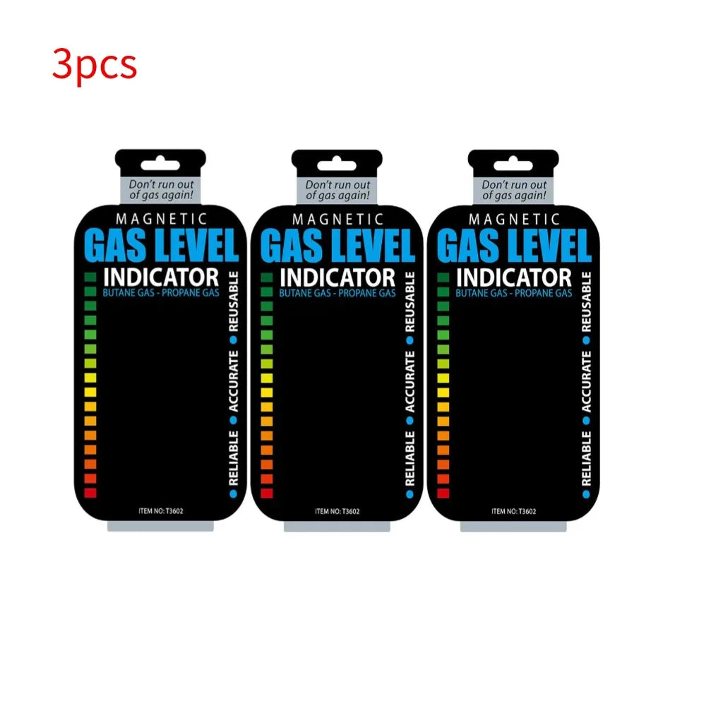 1-50pcs Practical Propane Butane LPG Fuel Gas Tank Level Indicator Magnetic Gauge Bottle Temperature Measuring Stick Test Card