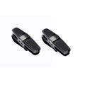 Car Sunglasses Frame Carbon Fiber Bills Glasses Clip Multi Function In Car Creative Eye Box Card Double Headed Clip On Board