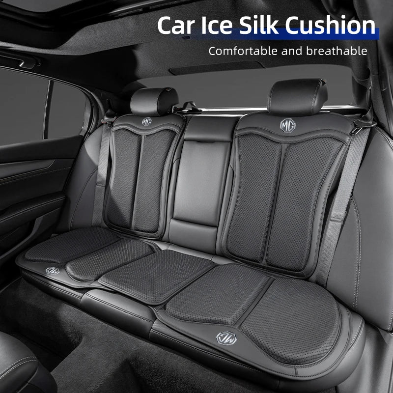 Ice Silk Car Seat Cushion Backrest Seat Protector Cover Accessories For Morris Garages MG 6 3 5 7 TF ZR ZS HS GS GT RX5 Hector