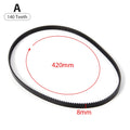 Bread Machine Conveyor Belt Replacement -179/173 Teeth Drive Belt |Exact Fit Part for Oster,Sunbeam,Zojirushi Breadmaker Repair