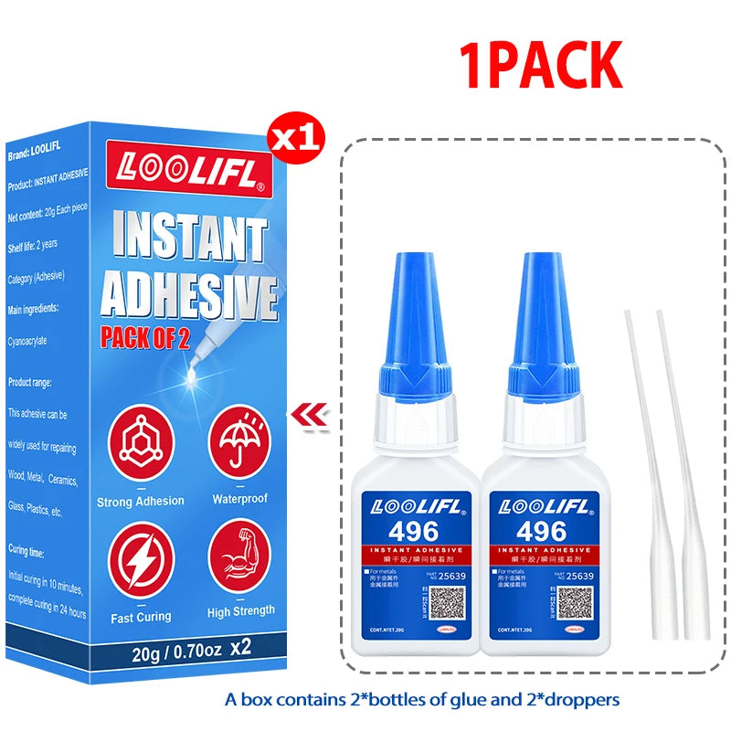 SuperGlue Billiards Club Head, Snooker Club Super Glue, Professional Player Repair and Electrical Selection for Club Accessories