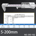 Horizontal Edge Center Digital Caliper 0.01mm Precision Stainless Steel Conical Probe for Hole Center & Edge Measurement