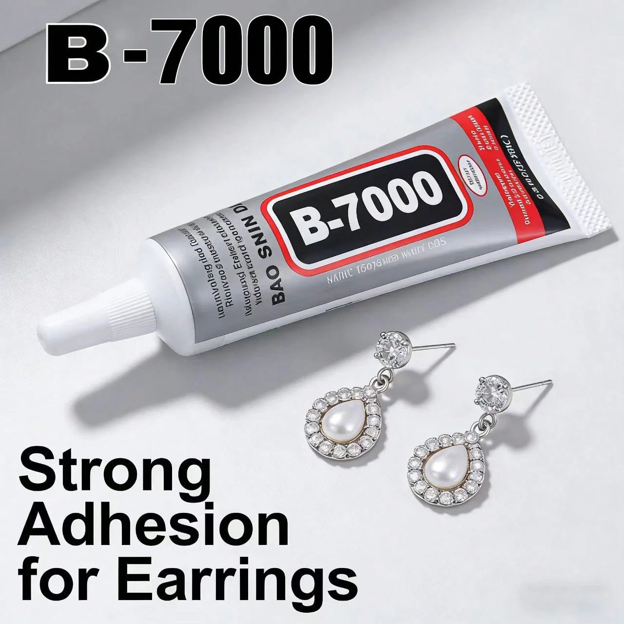 B-7000 Jewelry Glue, Multi-Function B-7000 Super Adhesive Glues for Rhinestones Crafts, Clothes Shoes, Fabric, Jewelry Making.