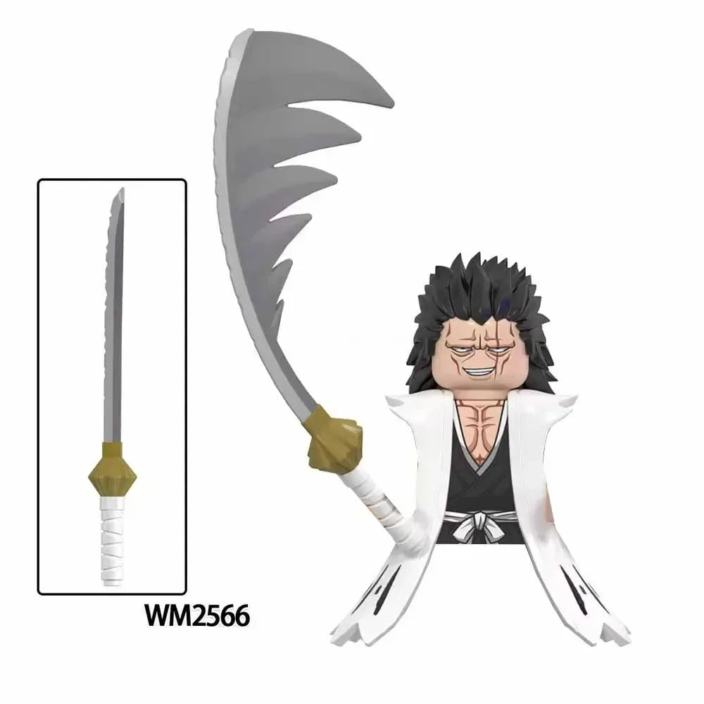Blind Box KDL816 KDL824 Building Blocks Mini Model Figures Anime Bleach Kurosaki Ichigo Kuchiki Rukia Cartoon Christmas Gift Toy