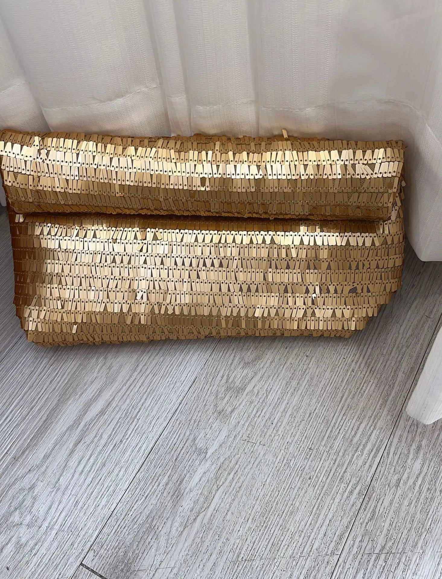 Fashion Sequins Crossbody Bag Simple Women's Tote Bag Underarm Shoulder Bag Evening Clutch Party Handbag ﻿wallet gold