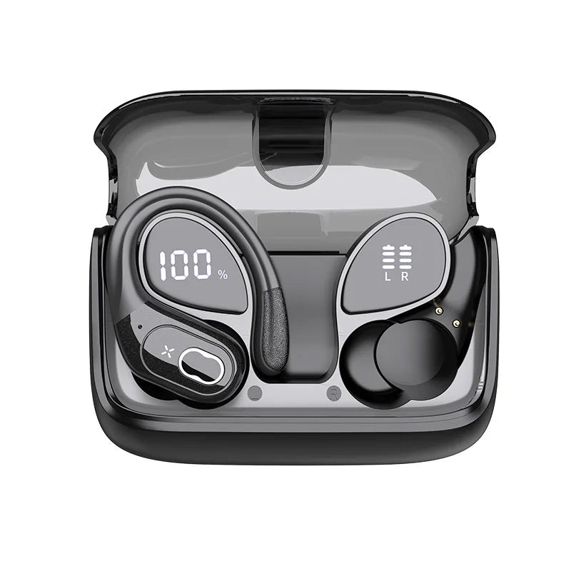 Original HD65 TWS Bluetooth V5.4 Headphones Wireless LED Digital Display Earphones Noise Reduction Waterproof Headset New