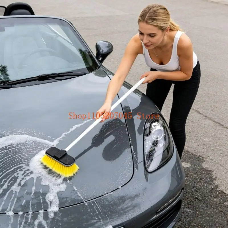 37cd Simple To Transport Water System Car Cleaning Brush For Outdoor Use