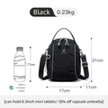 Fouvor Women's Small Crossbody Bag Multi-functional Fashion Backpack for College Students Single Double Shoulder Bags 3073-12