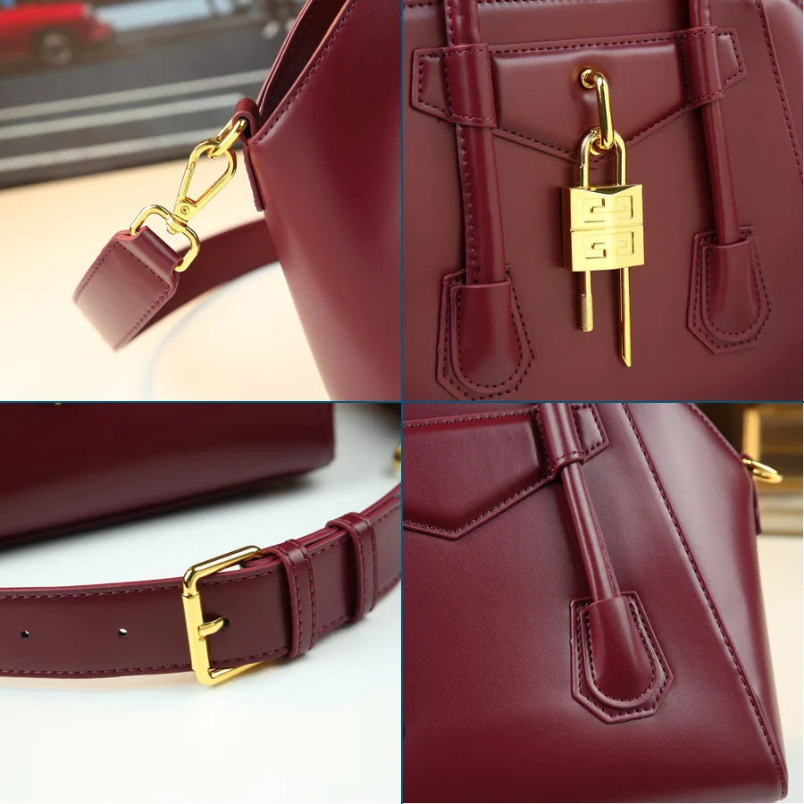High-Quality Leather Designer Diaper Bag Women Luxury Large Capacity Tote Elegant Crossbody Shoulder Bag For Casual Style