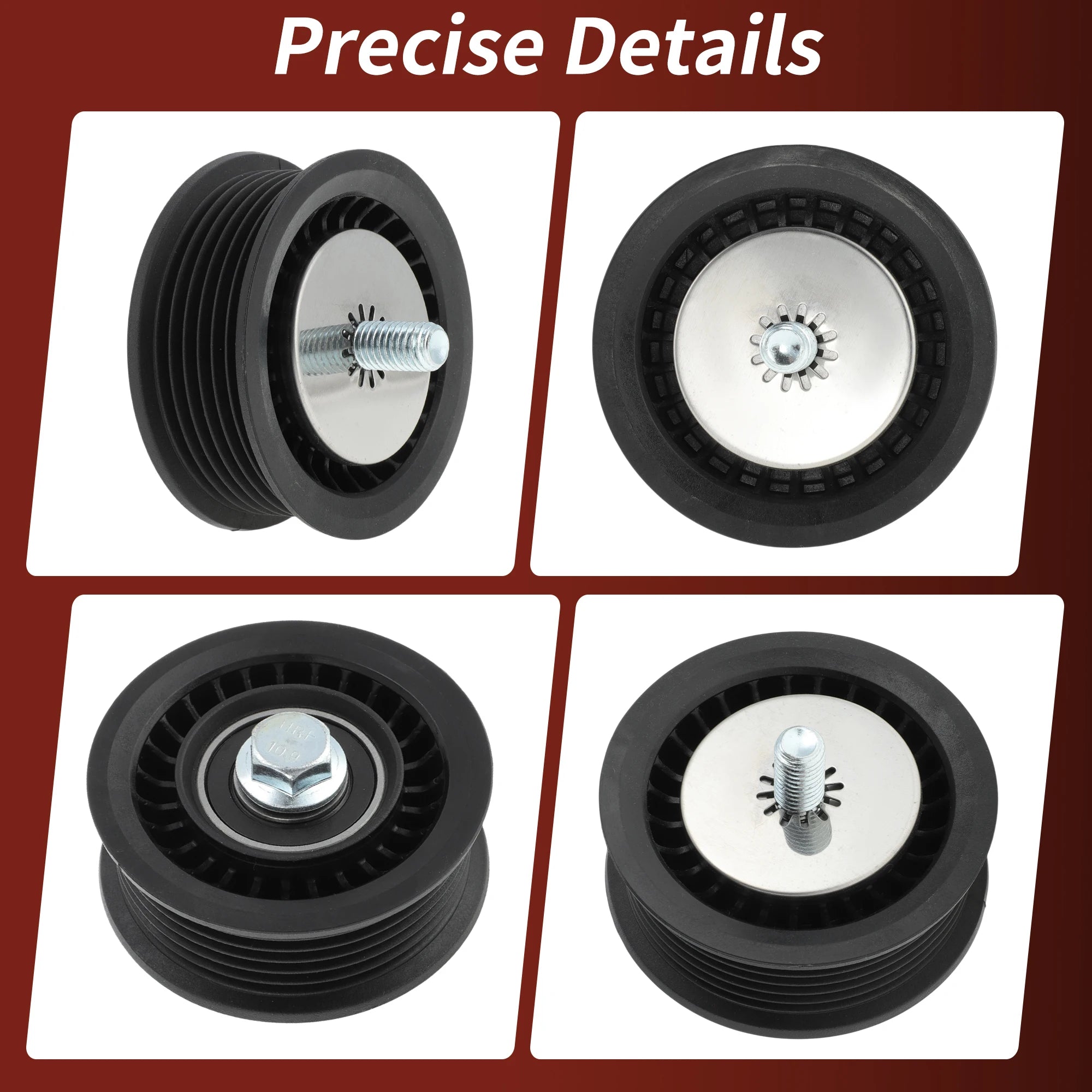 UXCELL No.12700122 Accessory Drive Belt Idler Pulley for Chevrolet for GMC for Cadillac