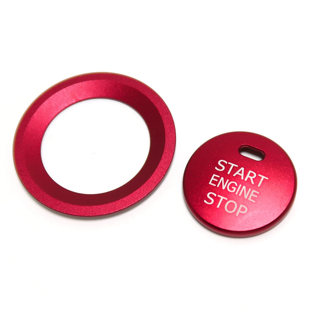 For Hyundai Elantra AD/Avante Car Interior Engine Start Stop Button Push Ring Cover Trim 2017-2020 For Hyundai I30 2017-2022