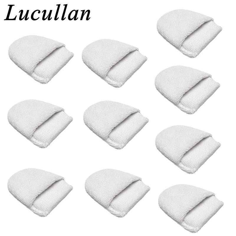 Lucullan White Ceramic Coatings Sponge With Finger Pocket Style Microfiber Applicator Pad