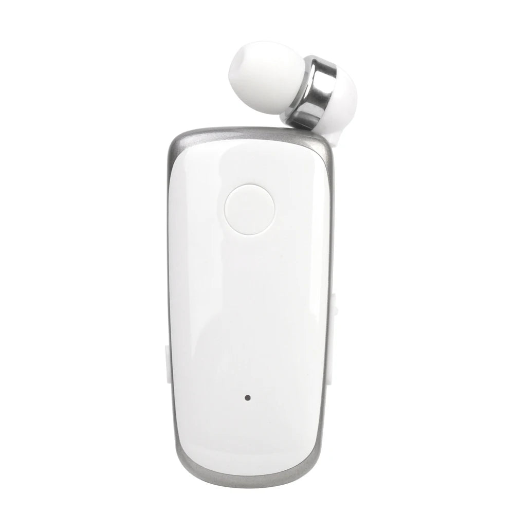 Lavalier K39 Mini Wireless Bluetooth Headset Earbuds with Microphone In-Ear Vibrating Alert Wear Clip Hands Free Earphones
