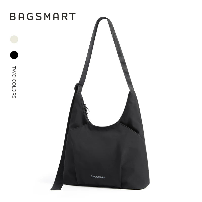 BAGSMART Women's Hobo Bag College Crossbody Bag Large Capacity Casual Handbag Waterproof Lightweight Shoulder Bag Daily Travel