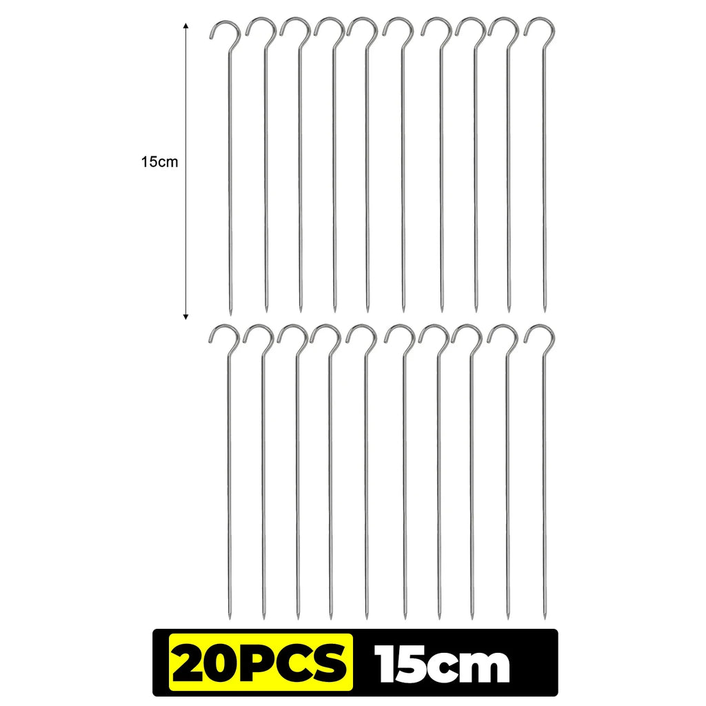 Stainless Steel Roasting Rack Air Fryer Special Grill BBQ Hanging Skewers Rack Reusable Baking Stick Needle Kebab Cooking Tools