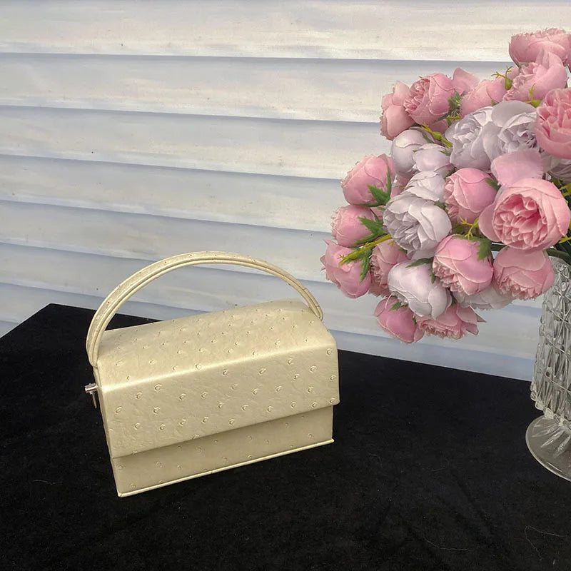 Women's Handbag Luxury Designer Box Shape Shoulder Bag Chain Messenger Flap Girl Fashion Crossbody Square Bag