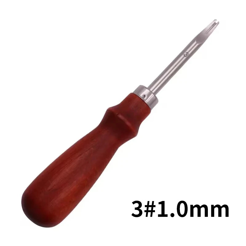 Leather Knife Edge Beveler Sharp Cutting Tool V-shaped Blade Leather Trimming Chipper Handmade DIY Leather Shoveling Tools