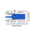 Tyre Tread Depth Depthometer Car Wheel Tread Depthometer Tread Ruler Wheel Measure Tool Plastic Measure Tool