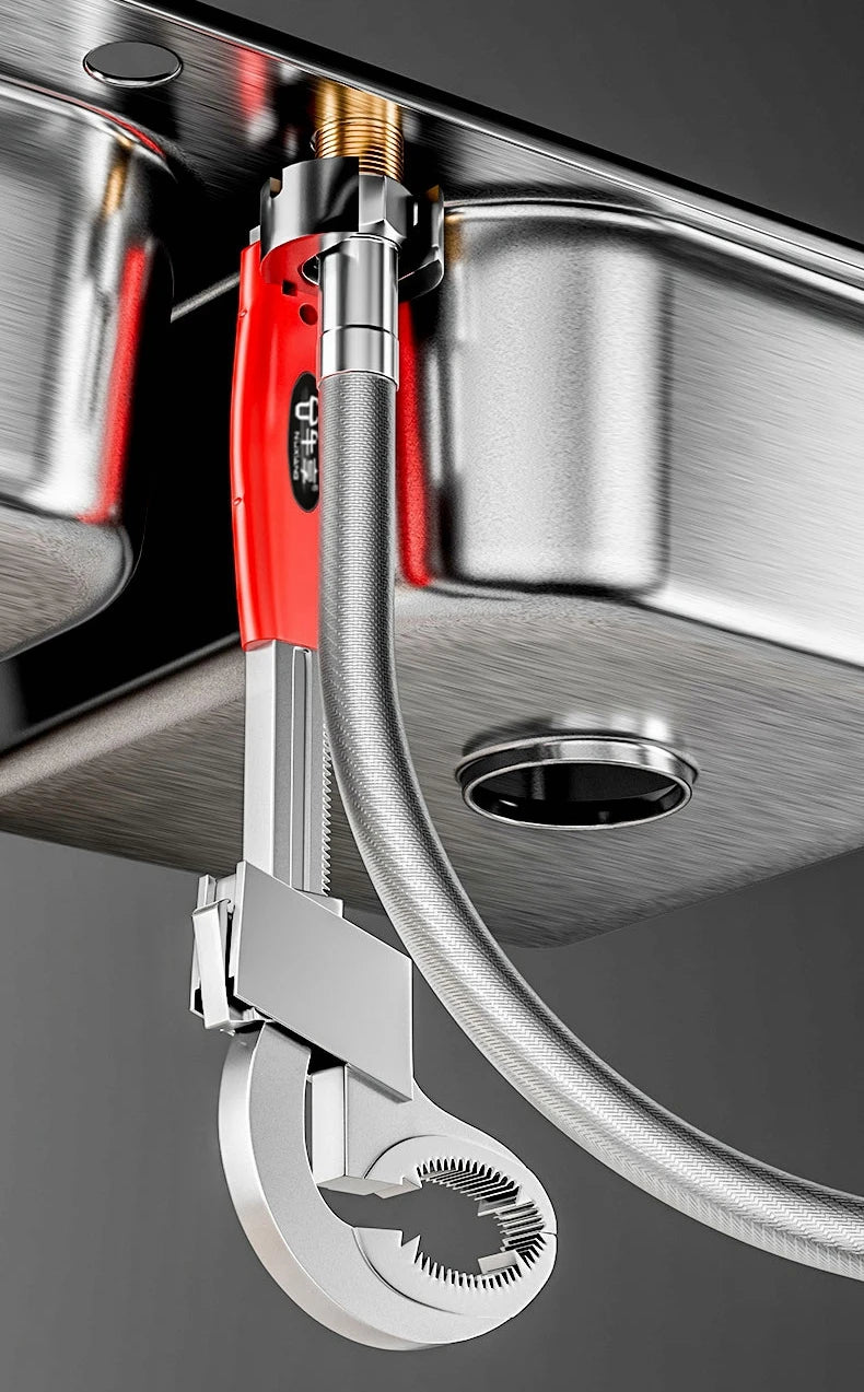 Multi-Function Sink Wrench – Universal Large Opening Faucet Tool for Bathroom and Household Pipe Installation