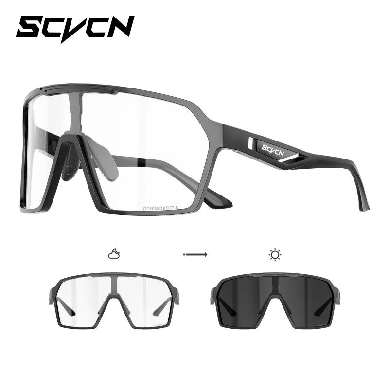 SCVCN Cycling Glasses Sunglasses for Men Outdoor Sports Glasses UV400 Hiking Eyewear MTB Road Cycling Goggles Bicycle Women