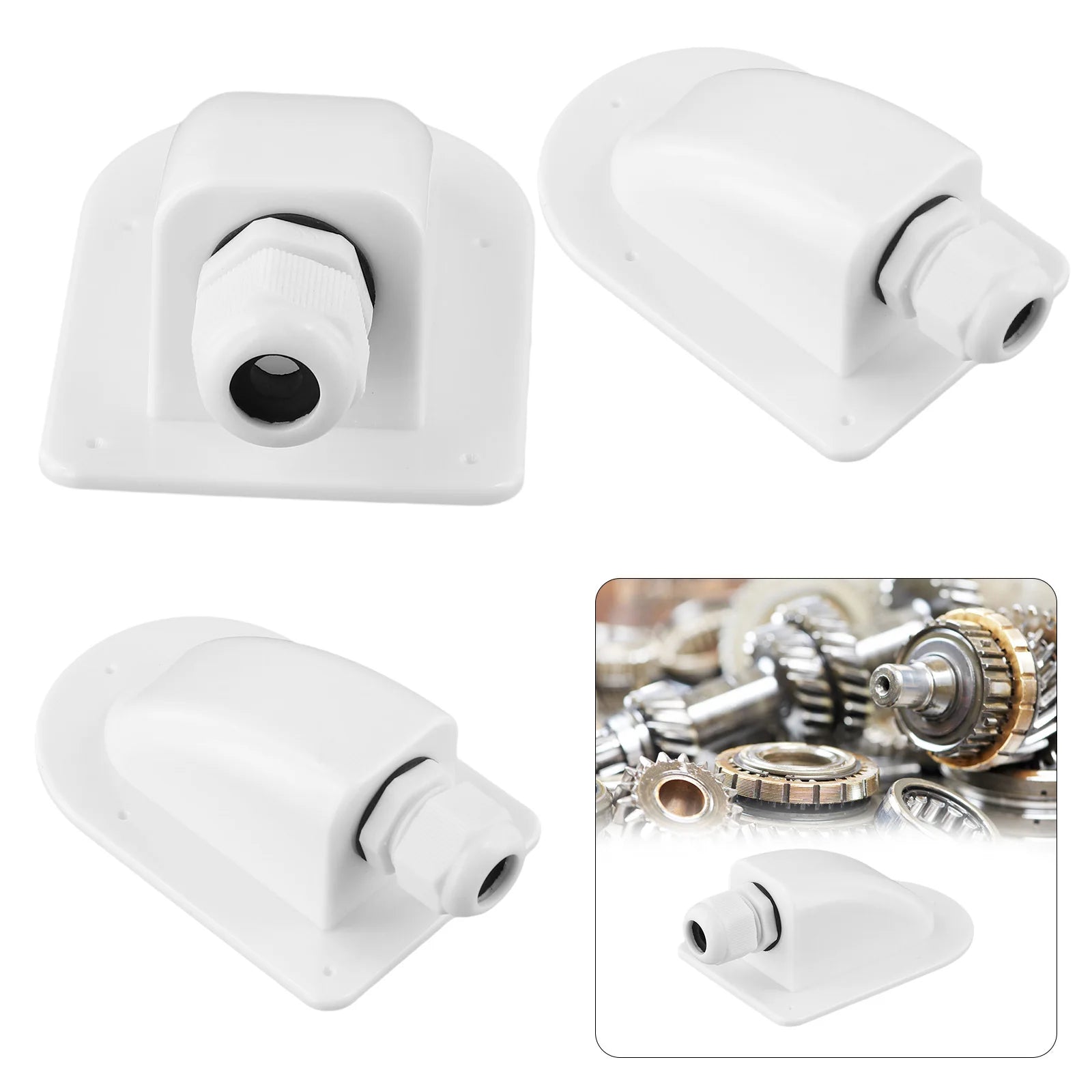Single Wire Entry Gland Box Solar Panel Roof Wire Entry Gland Box Cable  Connector Holder Single Hole RV Yacht Car Accessories