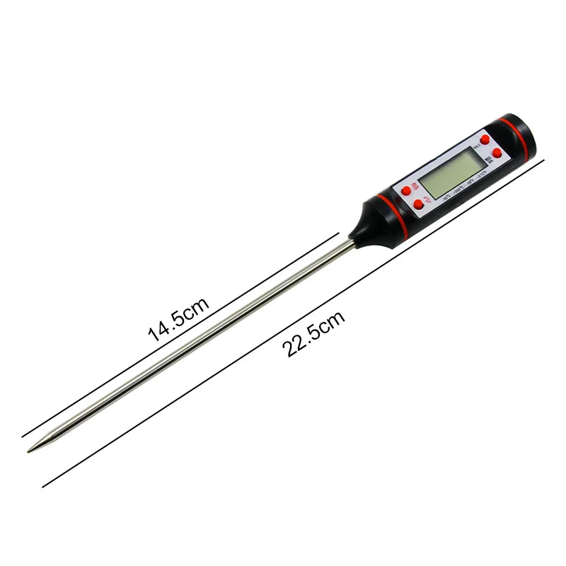 Probe Type Food Thermometer Kitchen Digital Thermometer For Meat Milk Cooking Food BBQ TP300 Electronic Temperature Gauge Tool