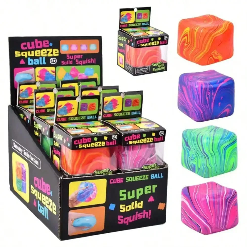 100+Pcs Surprise Box Toys Novelty Stress Relief Assorted Squishy Figures Blind Box Fun Mystery Fidget  Stress Relief Surprise