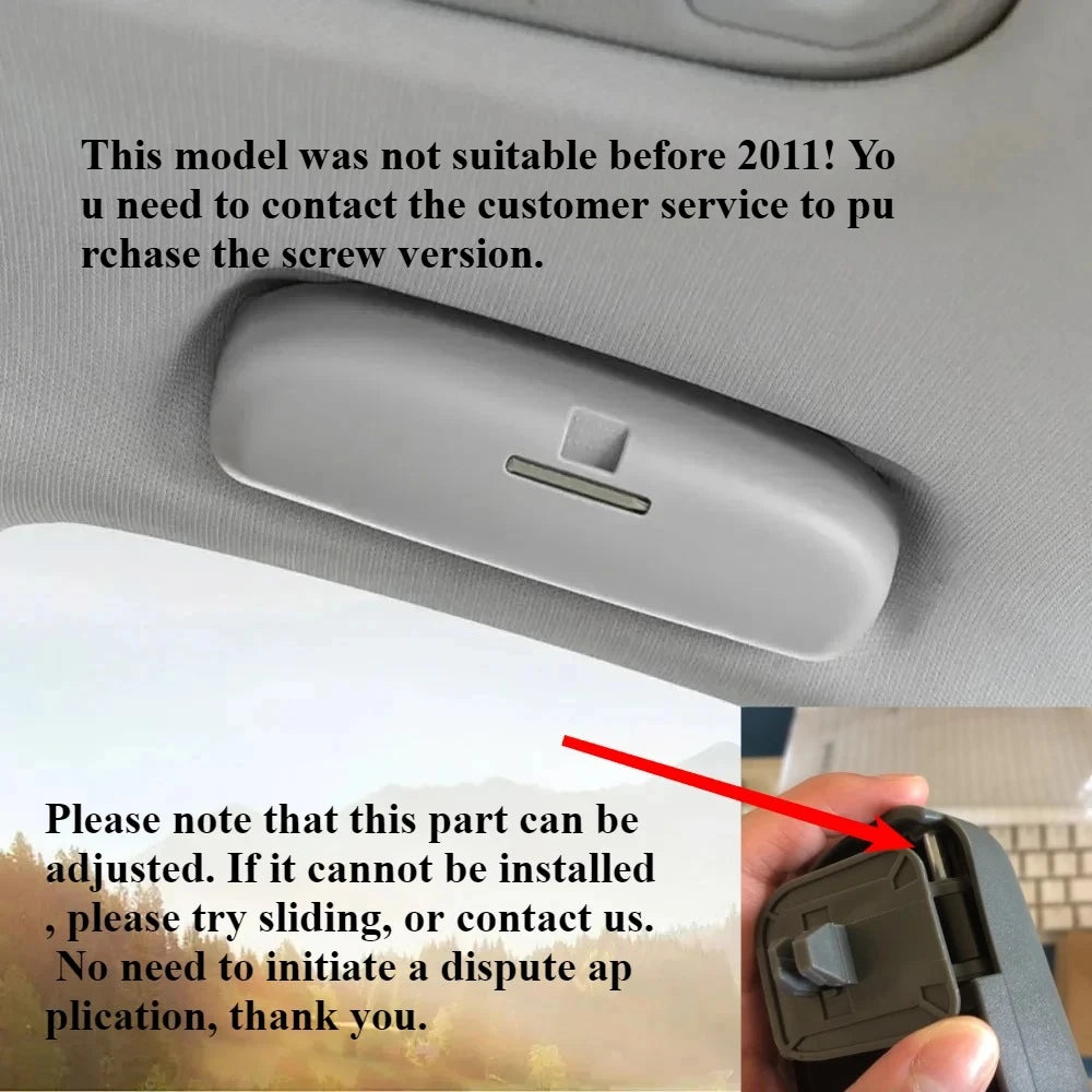 For Audi A3 A4 A6 C6 C7 A7 A5 S5 A1 Q2 Q3 Q5 Q7 Car Handle Glasses Holder Case Sunglass Box Modification Auto Accessories