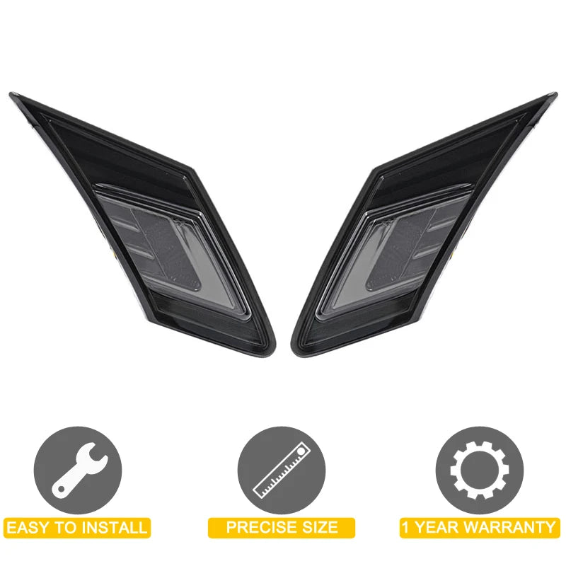 Smoked Lens Waterproof LED Side Fender Marker Lamp Turn Signal Light For Toyota GT86 FT86 2013-UP Running/Position Lights