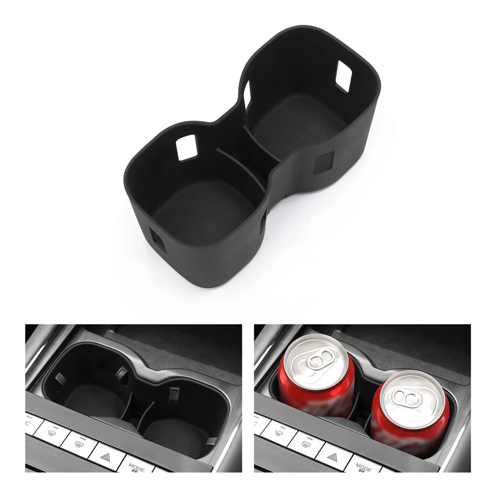 for Chery OMODA 5 C5 E5 EV Model 2024 2025 Cup Holder Storage Tray Shock-Absorbing Silicone Tidying