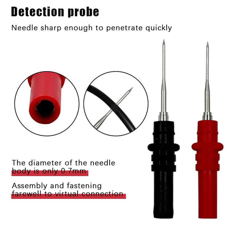 Professional Car Diagnostic Puncture Probe Needles and Oscilloscope Pins, Tool Accessories in Packs of 1/2/10